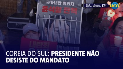 Presidente sul-coreano não desiste do mandato após fracasso da lei marcial