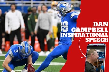 Dan Campbell's inspiring speech after thrilling victory against Packers