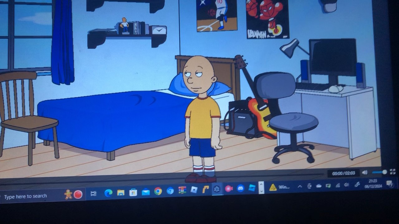 Caillou gets in trouble with local kids