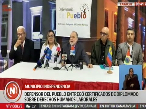 Yaracuy | Escuela Nacional Derechos Humanos promueve diplomados y talleres en derechos laboral