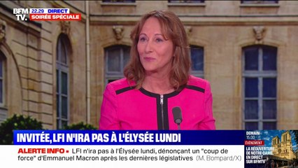 Consultations d'Emmanuel Macron: "Il y a à nouveau une mise en scène des appareils politiques à l'Élysée", note Ségolène Royal