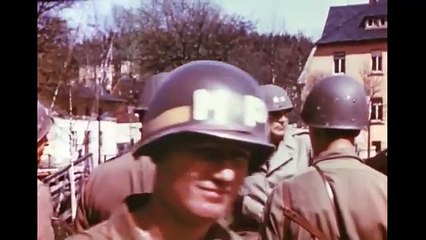 Массовая капитуляция Германии в Хемнице 1945 COLOR HD