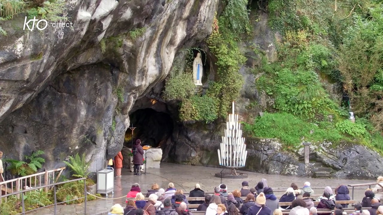 Chapelet du 6 décembre 2024 à Lourdes