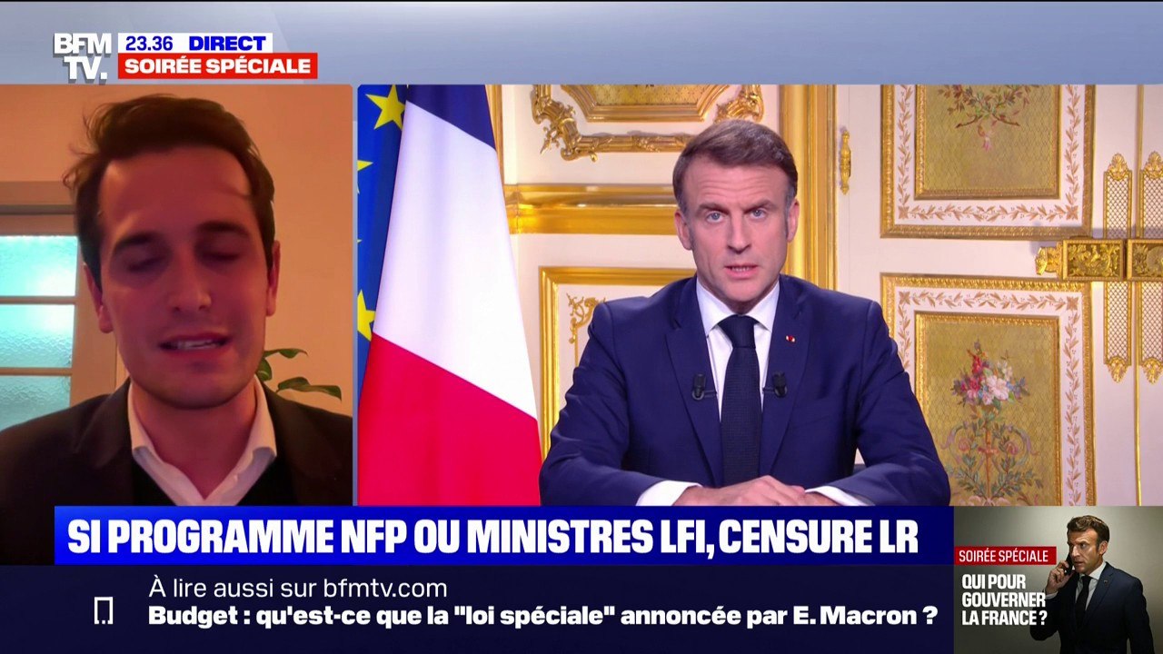 Consultations à l'Élysée: "On a un peu l'impression qu'Emmanuel Macron reproduit ce qui a conduit à la censure", déclare Gaëtan Dussausaye (RN)