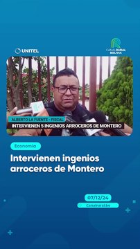 Intervienen ingenios arroceros de Montero