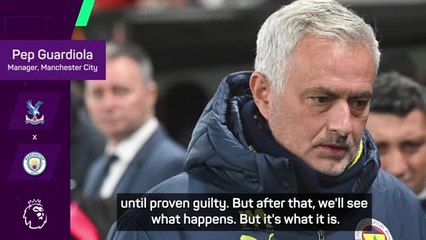 "It was a joke" - Guardiola seeks to take heat out of Mourinho row