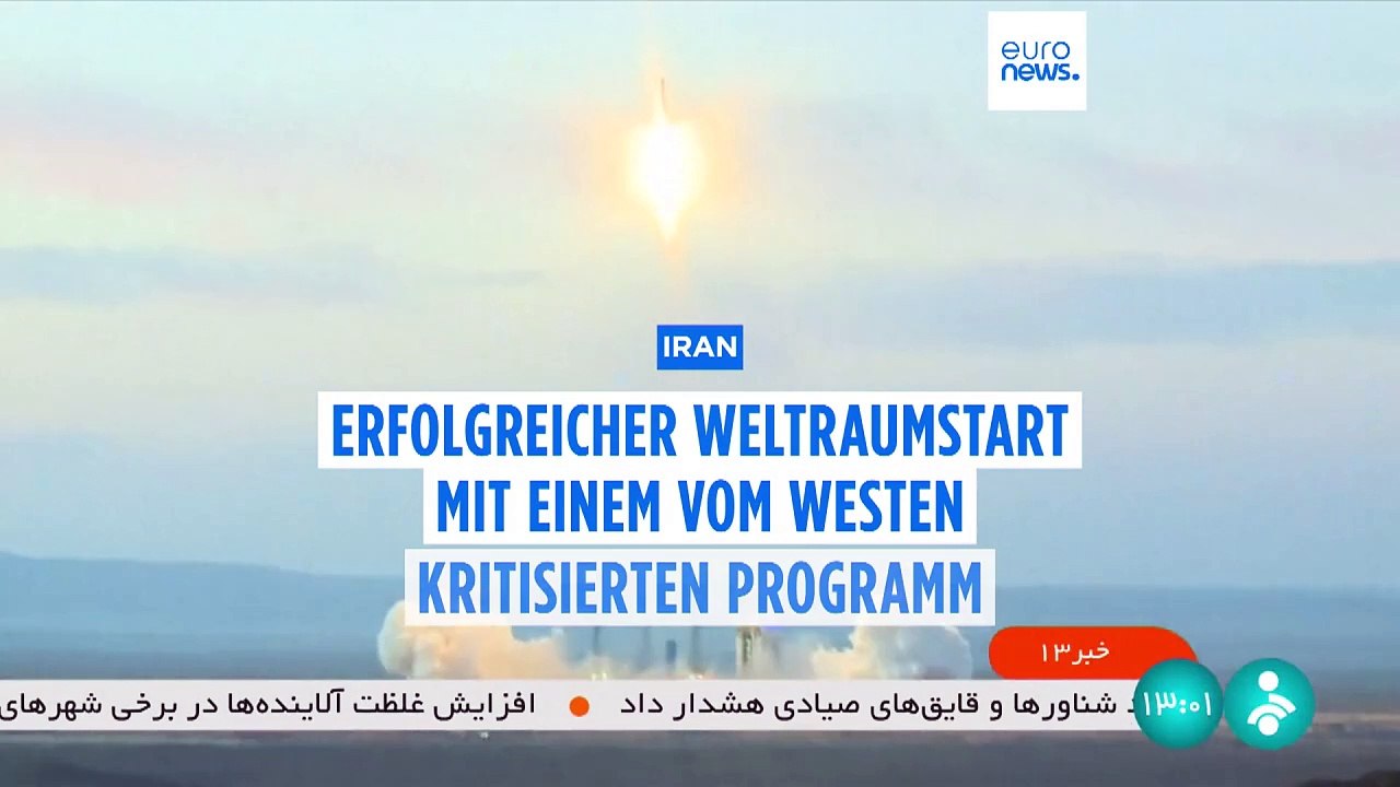 Iran vermeldet erfolgreichen raketenstart