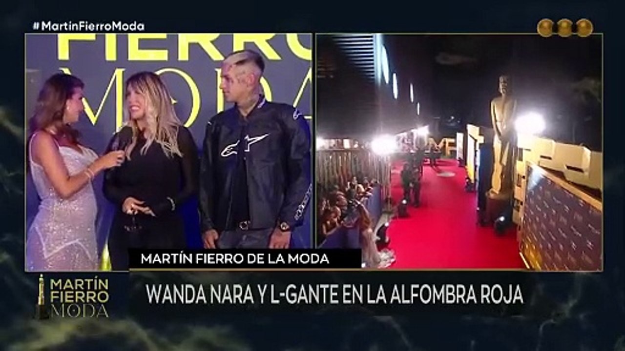 El picante palito de Sol Pérez a Wanda Nara y L-Gante en los Premios Martín Fierro de la Moda