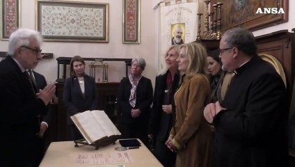 Gesso, Jill Biden riscopre le sue radici siciliane