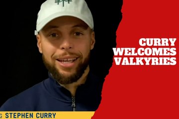Steph Curry welcomes WNBA's Golden State Valkyries with heartfelt message
