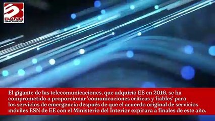 Acuerda BT Group invertir mil 290 millones de libras para ampliar la red de servicios de emergencia 4G durante los próximos siete años