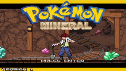 Pokemon Mineral - Fan-made Game You can Mine Rare Items and Fossils in Game