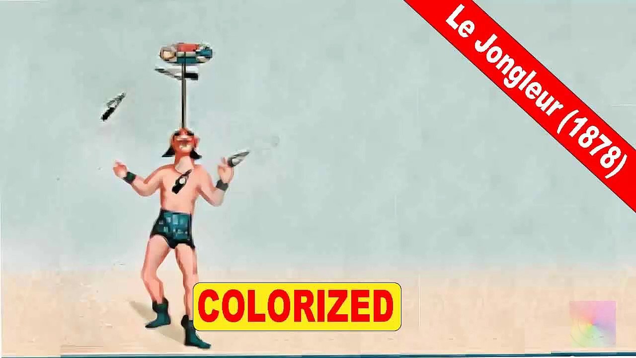 Le Jongleur (1878) | The Juggler | Old Colorized Movie