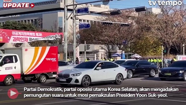Parlemen Gelar Pemungutan Suara Pemakzulan Presiden Korea Selatan