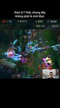illaoi 0-7 thật, nhưng đây không phải là Anh Mực #illaoi #malphite #lienminhhuyenthoai #leagueoflegends