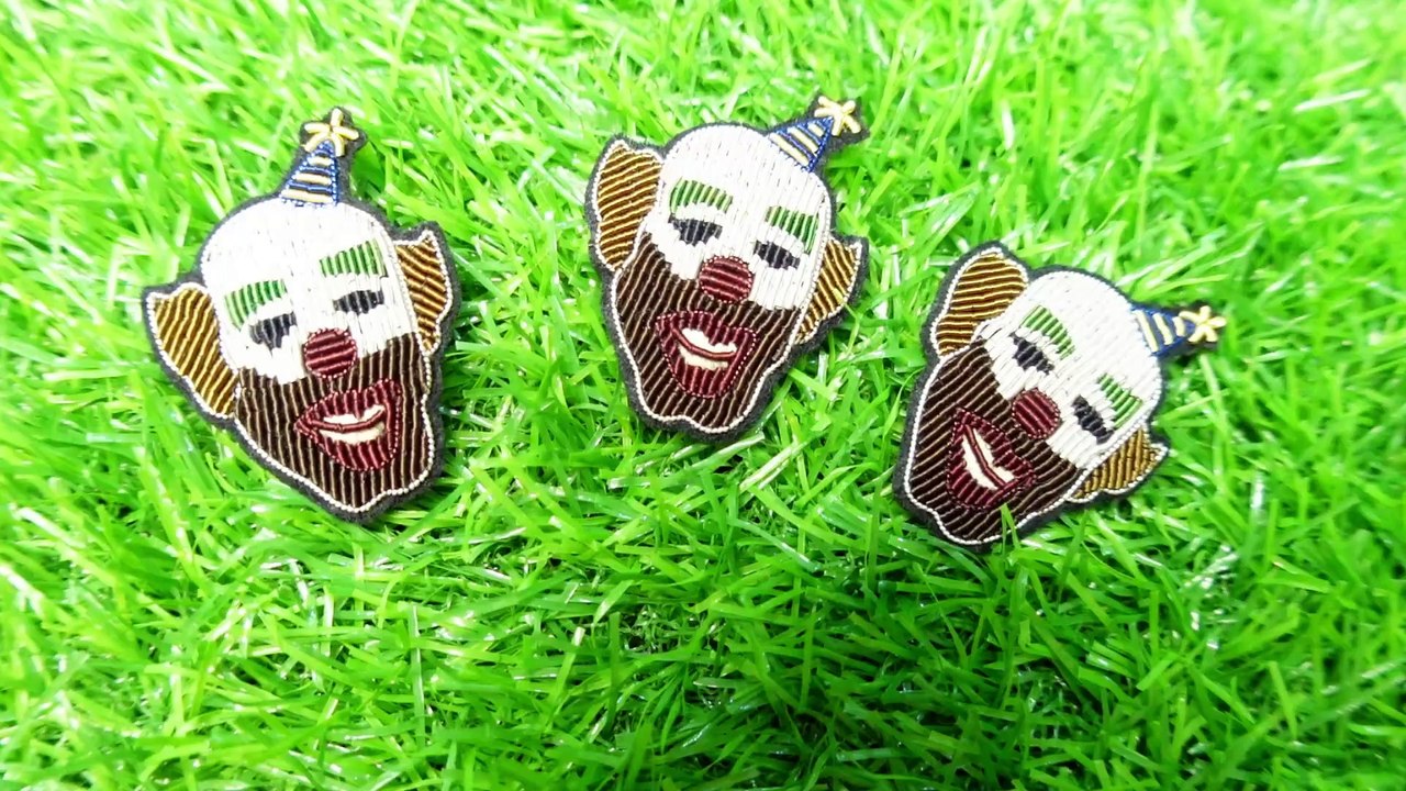 Handmade embroidery brooches, Customized Bullion wire brooch, Bullion Wire Blazer Brooches Supplier