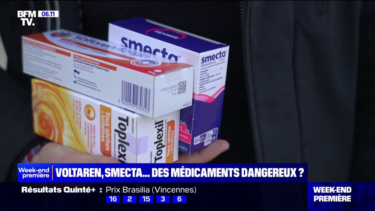 Voltaren, Smecta, Toplexil... Des médicaments épinglés pour être "plus dangereux qu'utiles"