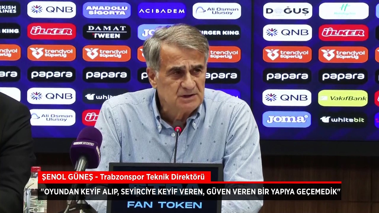 Şenol Güneş: Güven veren bir yapıya geçemedik