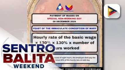 DOLE, nagpaalala ukol sa tamang wage payment para sa December 8 na special non-working day