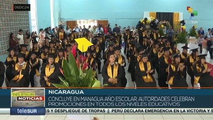 Nicaragua celebra con éxito promociones educativas