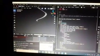Blender Python helicoidal movement