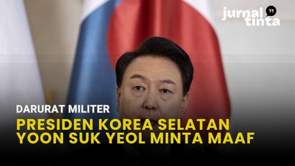 Atas Pemberitahuan Darurat Militer, Yoon Suk Yeol Meminta Maaf