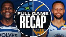 Game Recap: Timberwolves 107, Warriors 90