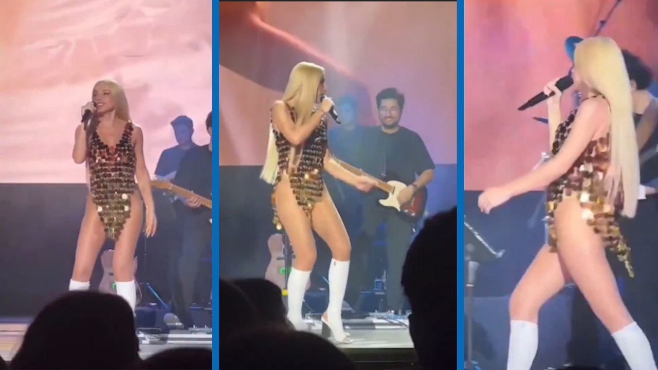 Gülşen, İstanbul'da konser verdi, sahne kıyafeti gündem oldu