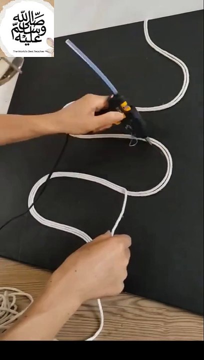 "DIY Rope Art on Canvas | Creative Wall Décor Tutorial"