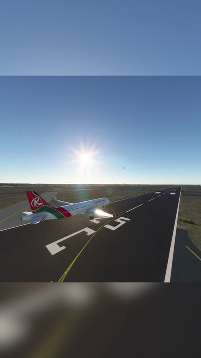 Challenging Touchdown: Kenya Airways A320neo at Frankfurt Main Airport (FRA), Frankfurt, Germany #landing  #fly #flights #flightlovers #flyinglover #aviation #A320neo #flying #aviationlovers