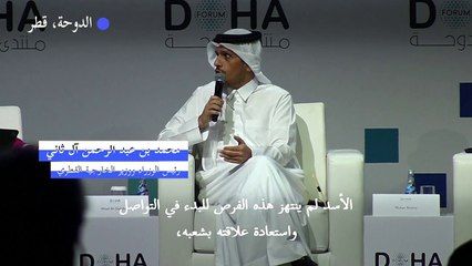 رئيس وزراء قطر: الأسد "لم ينتهز الفرصة" للتواصل مع الشعب السوري وإعادة اللاجئين