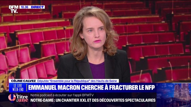 Céline Calvez appelle à unir les forces de la droite gaulliste aux sociaux-démocrates, voire communistes, pour ne pas dépendre du RN
