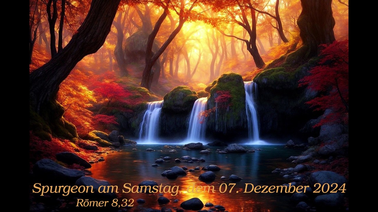 Spurgeon am Samstag, dem 07. Dezember 2024 zu Römer 8,32