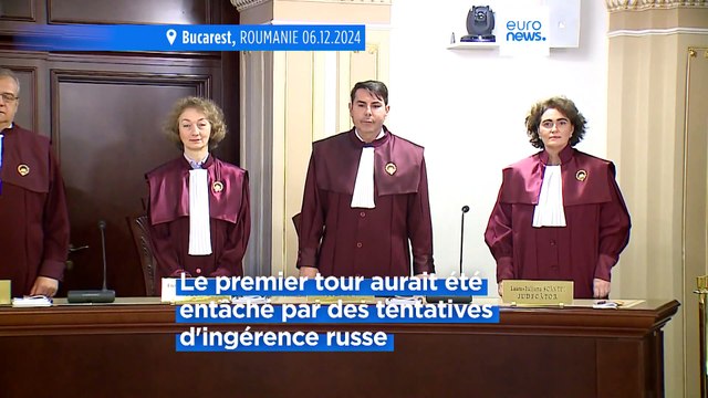 Roumanie : la Cour constitutionnelle annule l'élection présidentielle et ordonne un nouveau scrutin