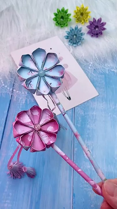 DIY Floral Origami | Art and Craft Origami Paper Craft Christmas Gifts