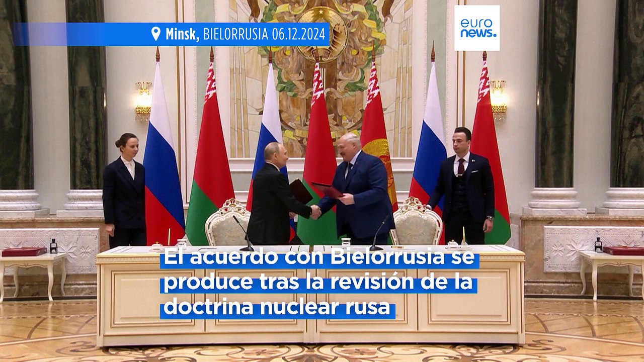 Putin firma un tratado de seguridad con Bielorrusia: Armas nucleares y misiles Oréshnik