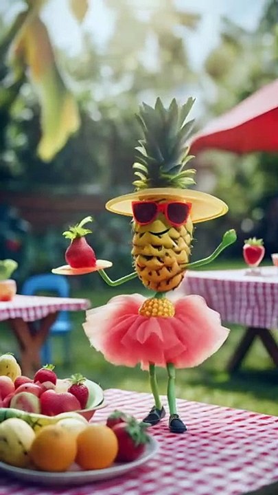 . Fruit Family Party-ANIMATION FOR KID