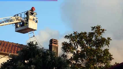 Incendio in viale Murano a Riccione: il video