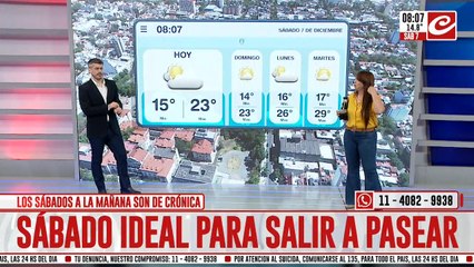 Sábado agradable en la ciudad: ideal para salir a pasear