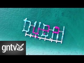 Jump into the world's biggest inflatable waterpark