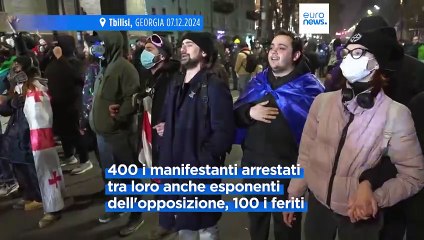 Georgia: centinaia di arresti per le proteste contro il governo