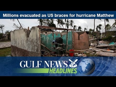 Millions evacuated as US braces for hurricane Matthew - GN Headlines