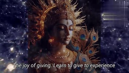 "The joy of giving" Shri Krishna sayings