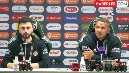 Mehmet Aurelio: "Zorlu maçta 1 puan aldık"