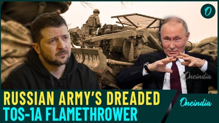 VIDEO: 45 Killed As Ukrainian Troops Flee Russia Swinging Heavy Flamethrower in Razliv