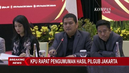 [FULL] KPU Jakarta Sahkan Rekap Suara Tingkat Provinsi, Pramono-Rano Unggul di Jakarta Selatan