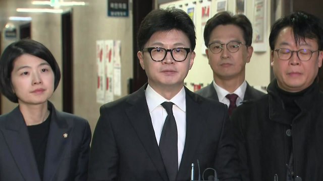 [현장영상+] 한동훈 국힘, 혼란 최소화 위해 대통령의 질서 있는 퇴진 추진할 것 / YTN
