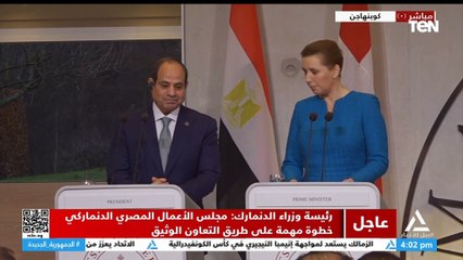 بينها الطاقة والهجرة غير الشرعية.. تعرف على أبرز مجالات التعاون بين مصر والدنمارك