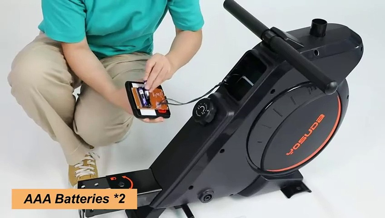 YOSUDA Magnetic/Water Rowing Machine 350 LB Weight Capacity - Foldable Rower for Home Use with Bluetooth, App Supported, Tablet Holder and Comfortable Seat Cushion