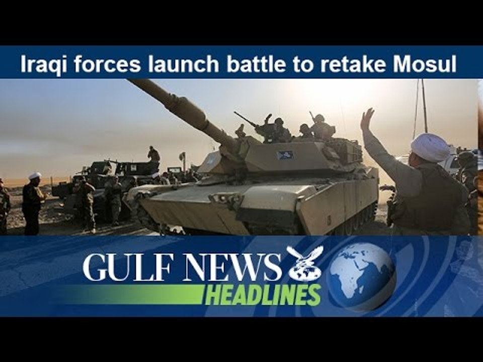 Iraqi forces launch battle to retake Mosul - GN Headlines